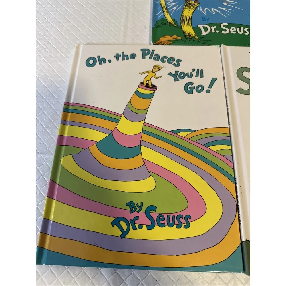 Dr. Seuss Lot of 3 Books Sleep Book, The Lorax, Places You'll Go‎ Hardcover